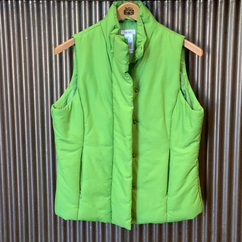 Green Liz & Co puffer vest
